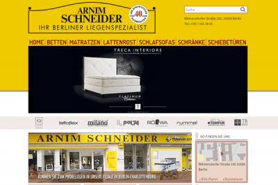 Online-Relaunch Betten Schneider