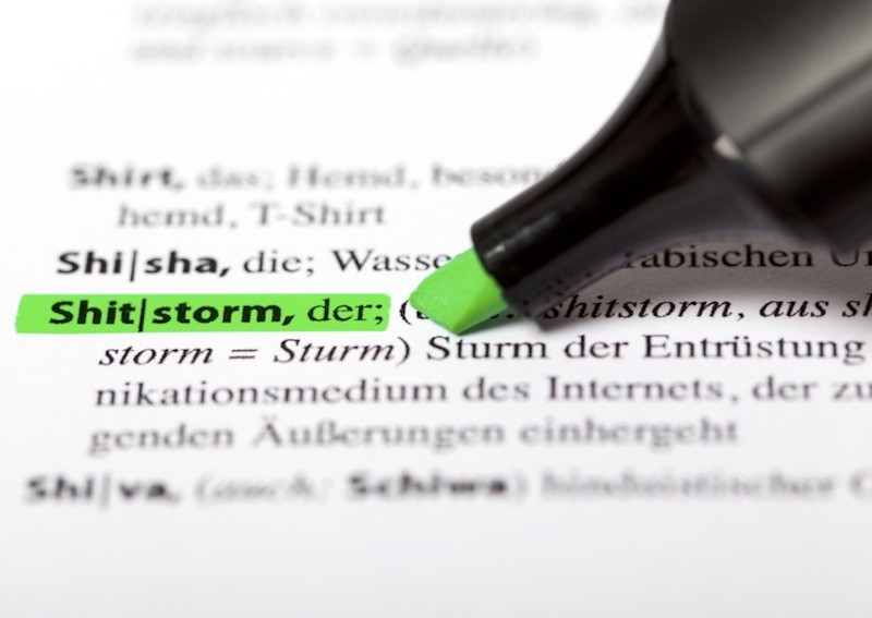 Shitstorm Definition