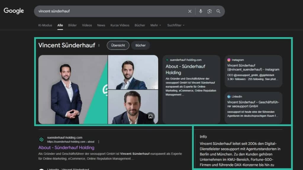 Google Knowledge Panel